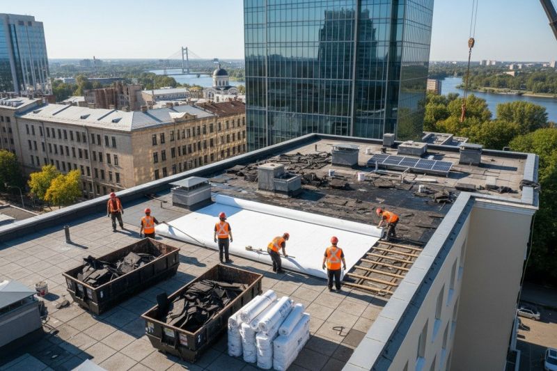 Flat Roof Replacement detail